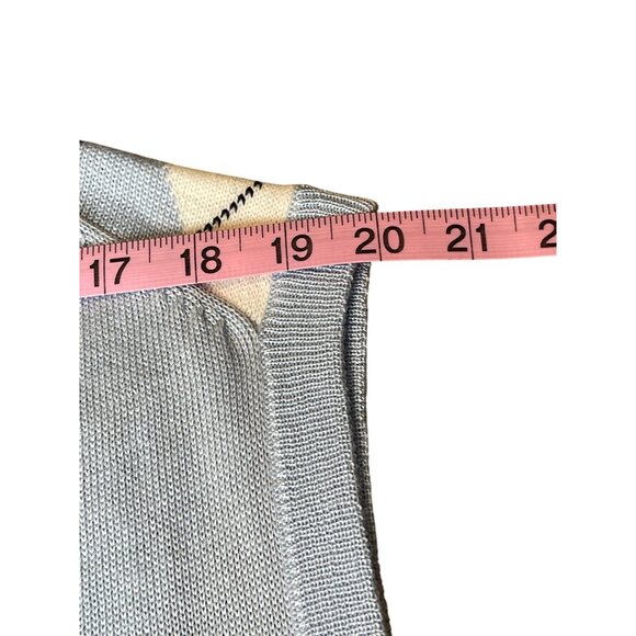 Golf Knickers Argyle Sweater Vest Men's Lt. Blue/Royal/White V-Neck XL Golf - Picture 13 of 15